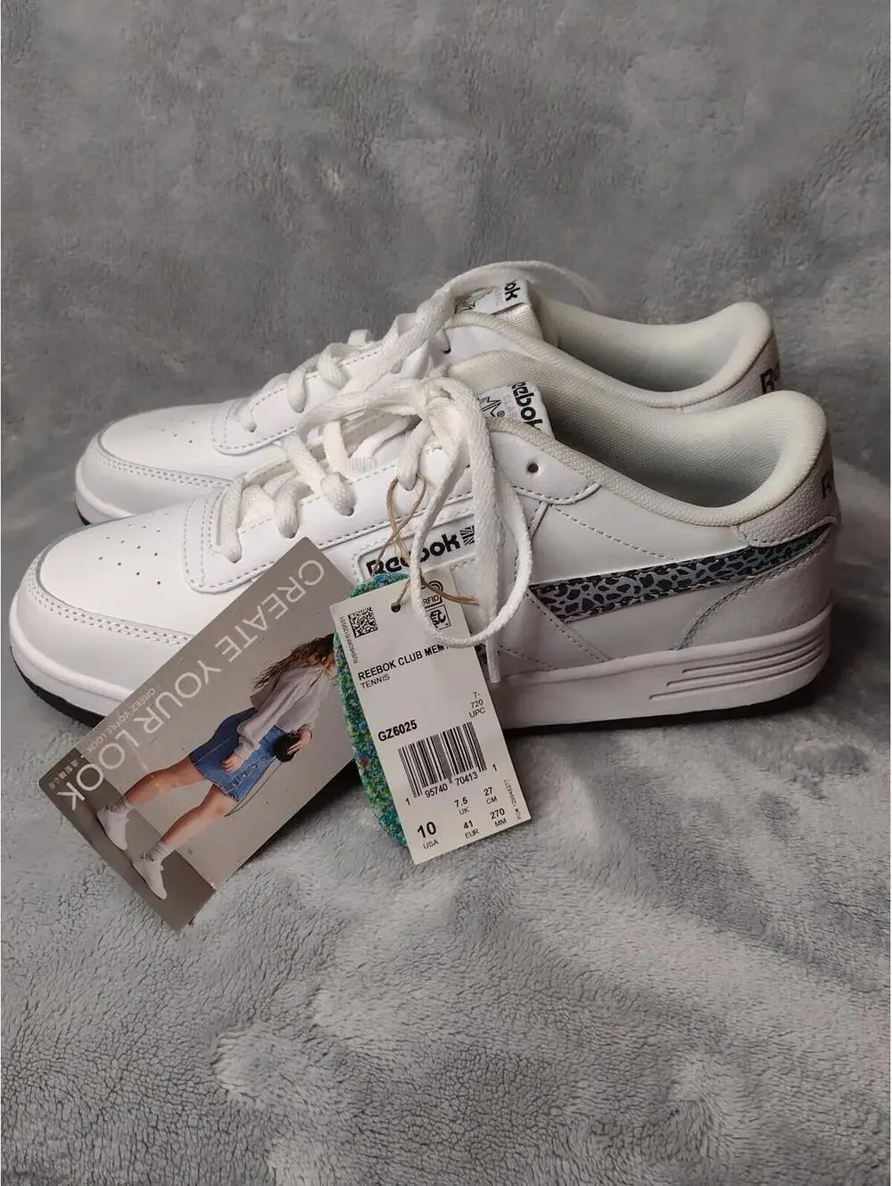 NWT Reebok Women's White/MemoryTech Tennis Sneakers Size 10
